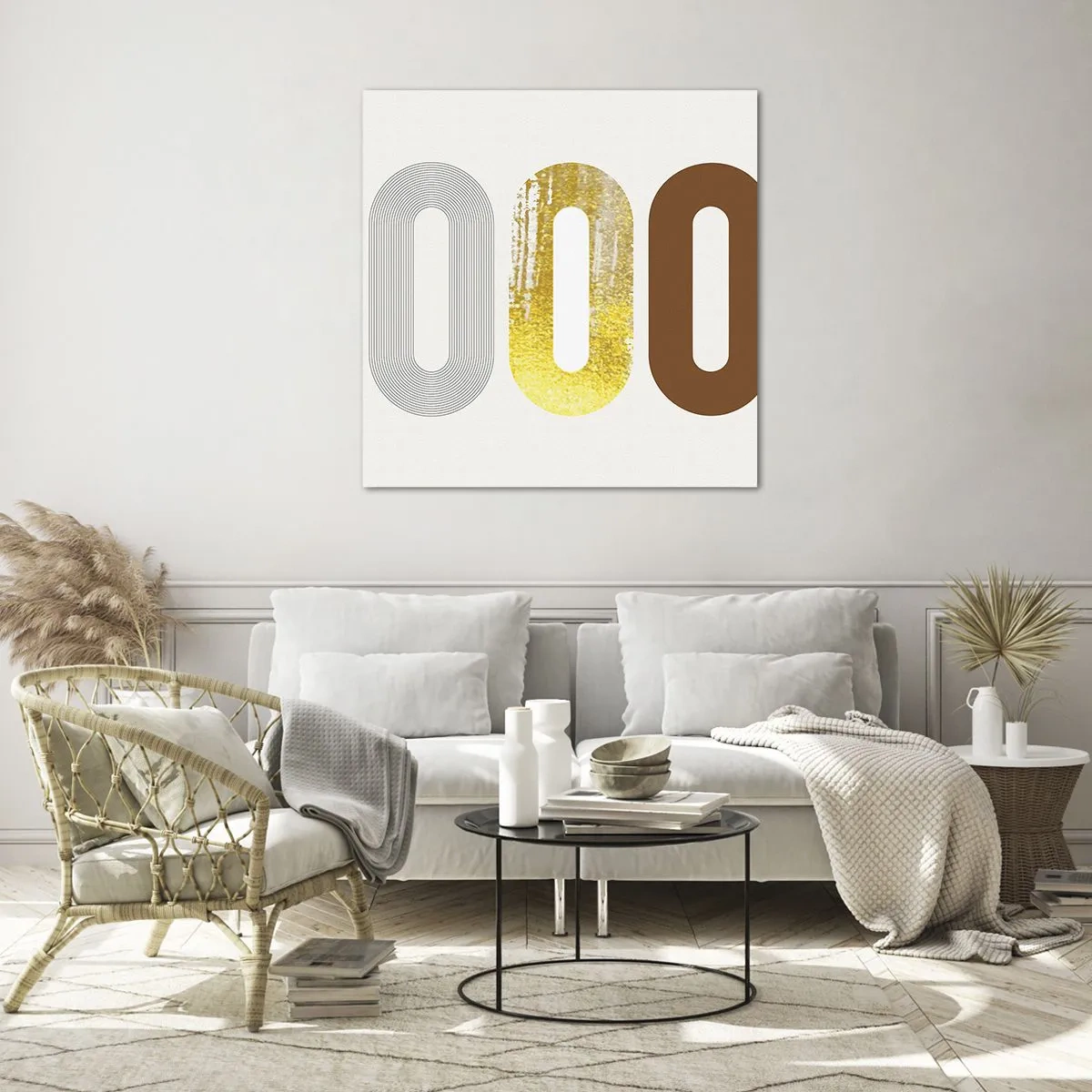 Cuadro sobre vidrio - Impresiones sobre Vidrio - ¡Ooo! - 30x30 cm