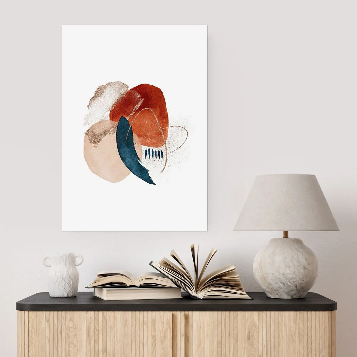 Póster - Composición ovalada - 30x40 cm