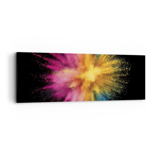 Cuadro sobre lienzo - Impresión de Imagen - El nacimiento de los colores - 90x30 cm