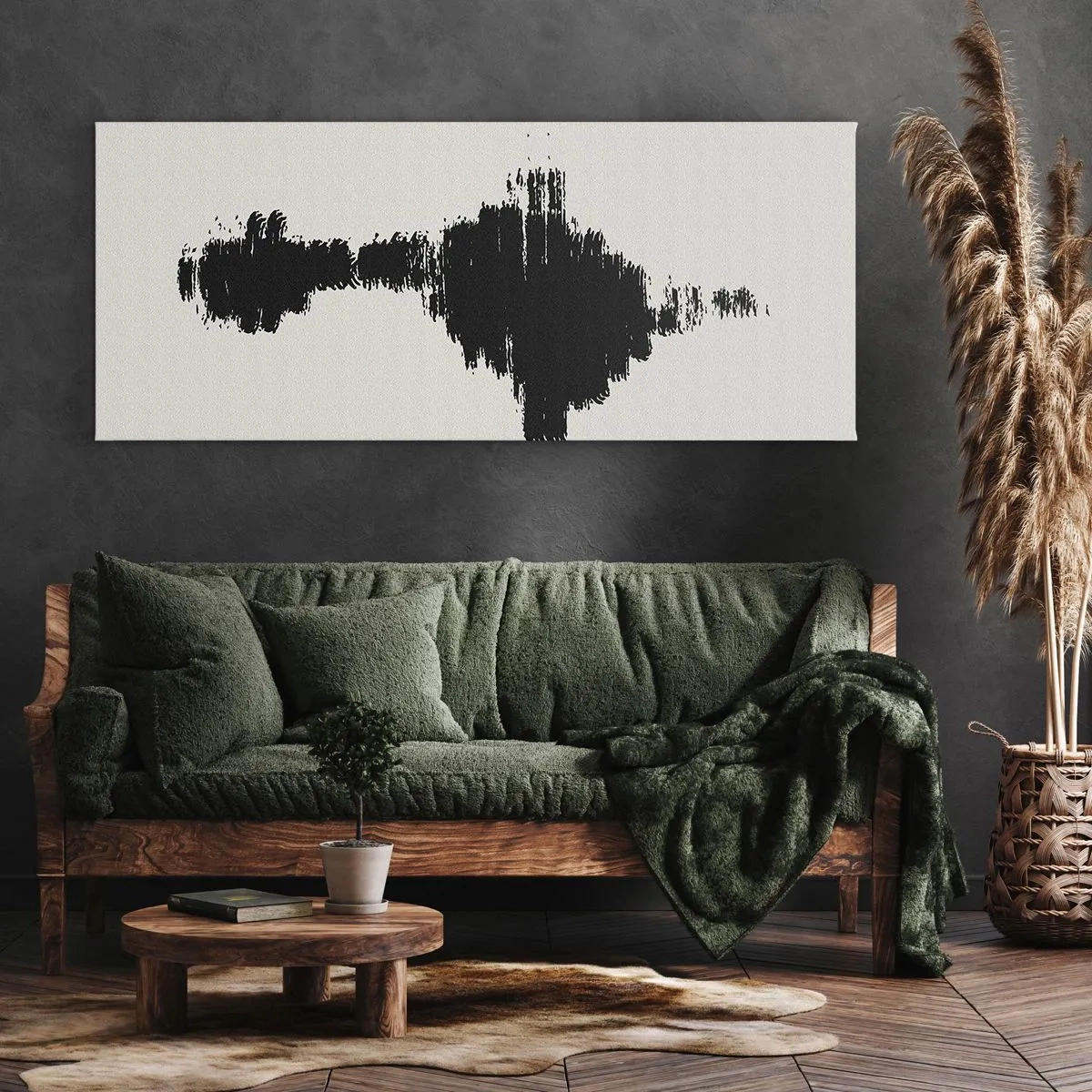 Cuadro sobre lienzo - Impresión de Imagen - Vibraciones de la imaginación - 100x40 cm