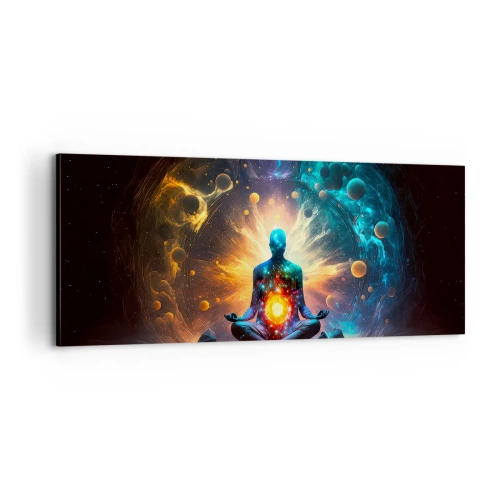 Cuadro sobre lienzo - Impresión de Imagen - Tranquilidad cósmica - 100x40 cm