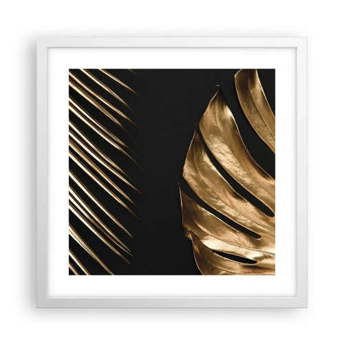Póster en marco blanco - Diferente, e igualmente valioso - 40x40 cm