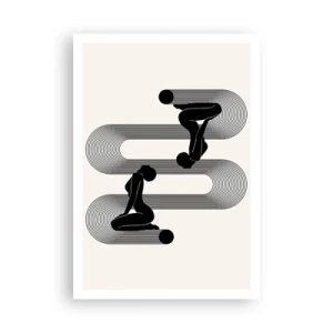 Póster - Simetría sensual - 70x100 cm