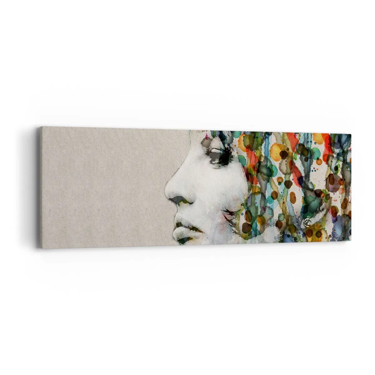 Cuadro sobre lienzo - Impresión de Imagen - Salió del gris - 90x30 cm