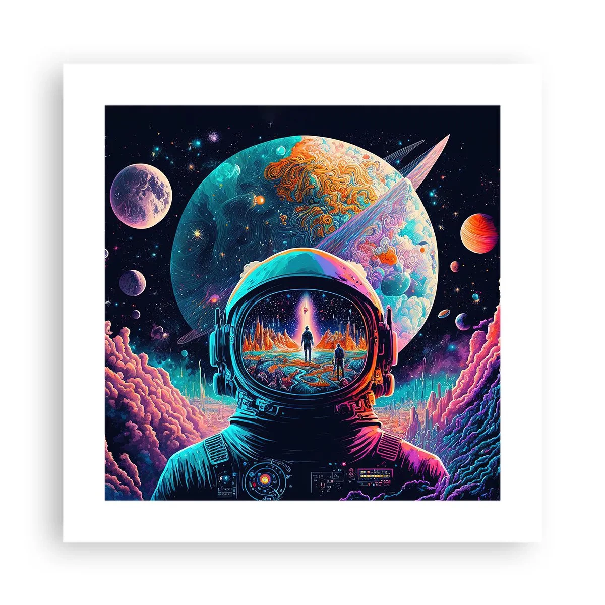 Póster - Sueños de niño - 40x40 cm