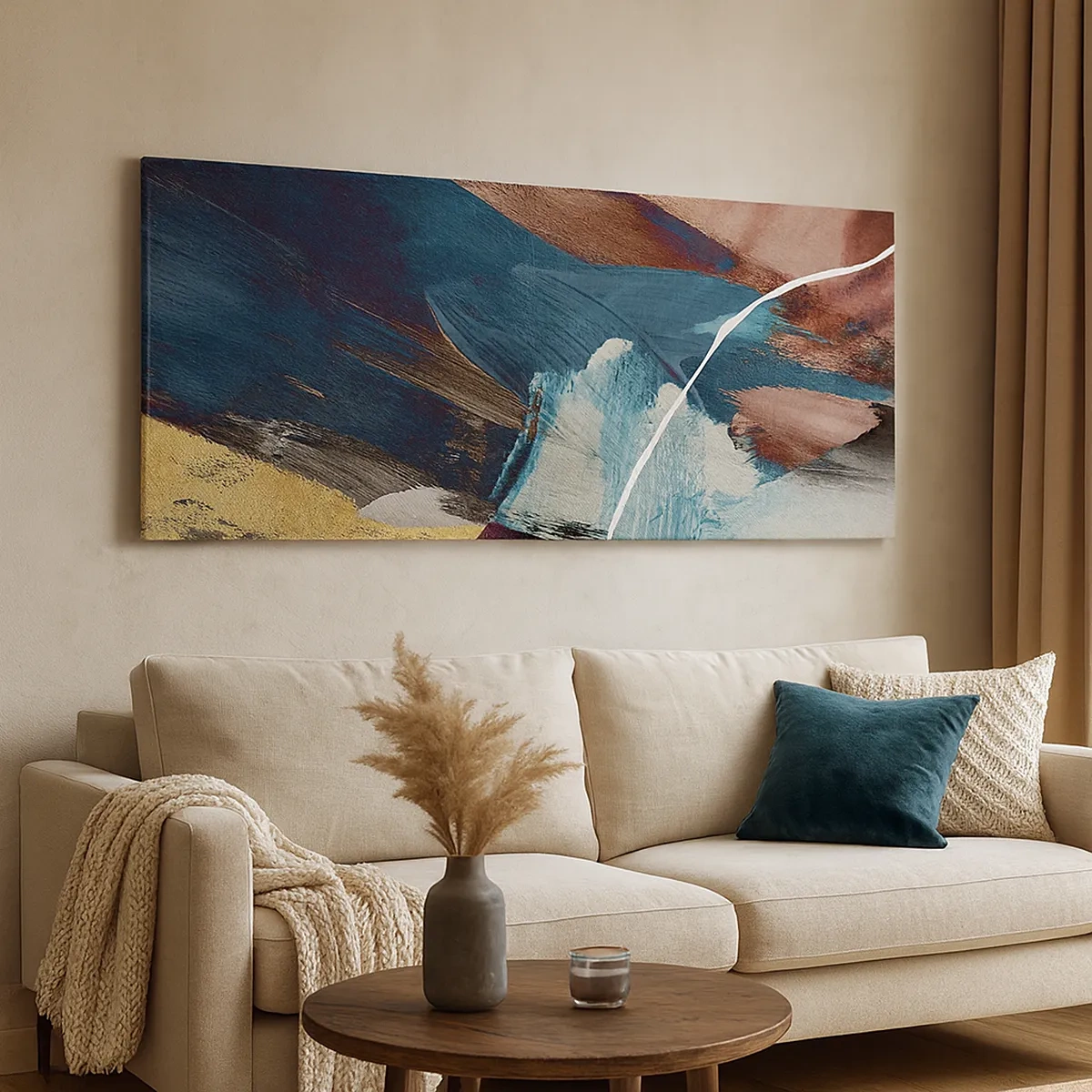 Cuadro sobre lienzo - Impresión de Imagen - Con estilo y energía - 30x30 cm