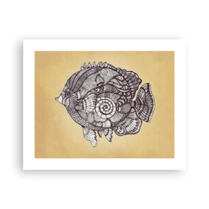 Póster - De un océano de ornamentos - 50x40 cm