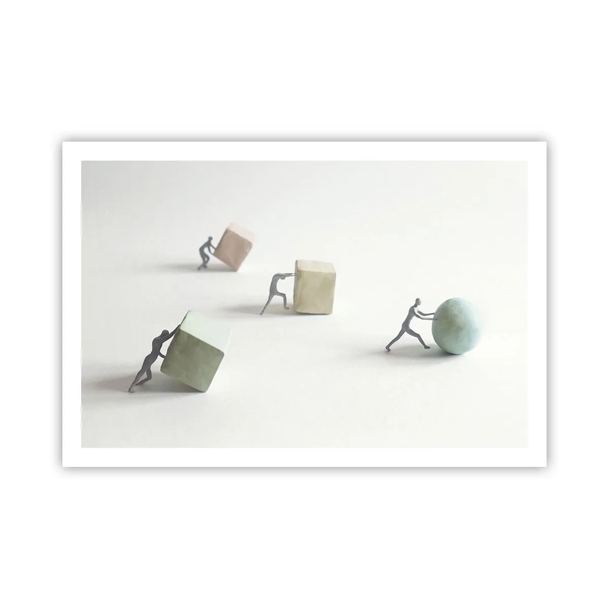 Póster - El avance de la geometría - 91x61 cm