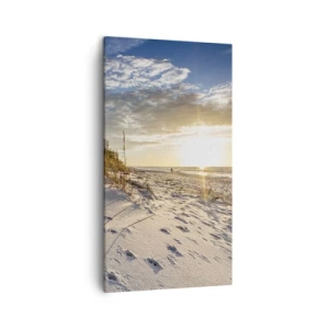 Cuadro sobre lienzo - Impresión de Imagen - Invitación a un paseo - 45x80 cm