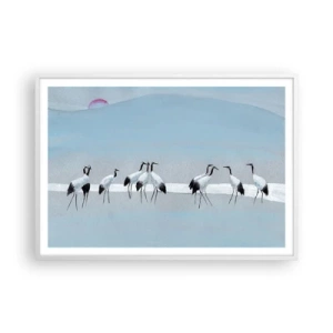 Póster en marco blanco - Después de un día caluroso - 100x70 cm