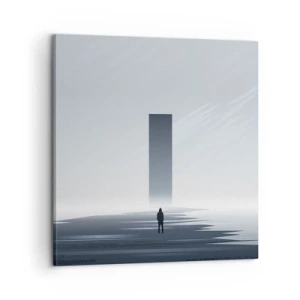 Cuadro sobre lienzo - Impresión de Imagen - ¿Oportunidad o amenaza? - 60x60 cm