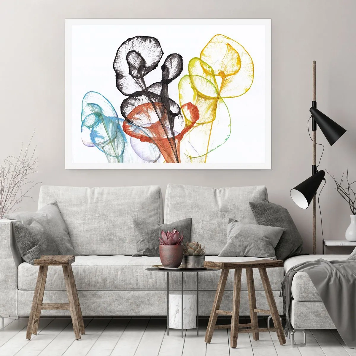 Póster - Flores con alma - 40x30 cm