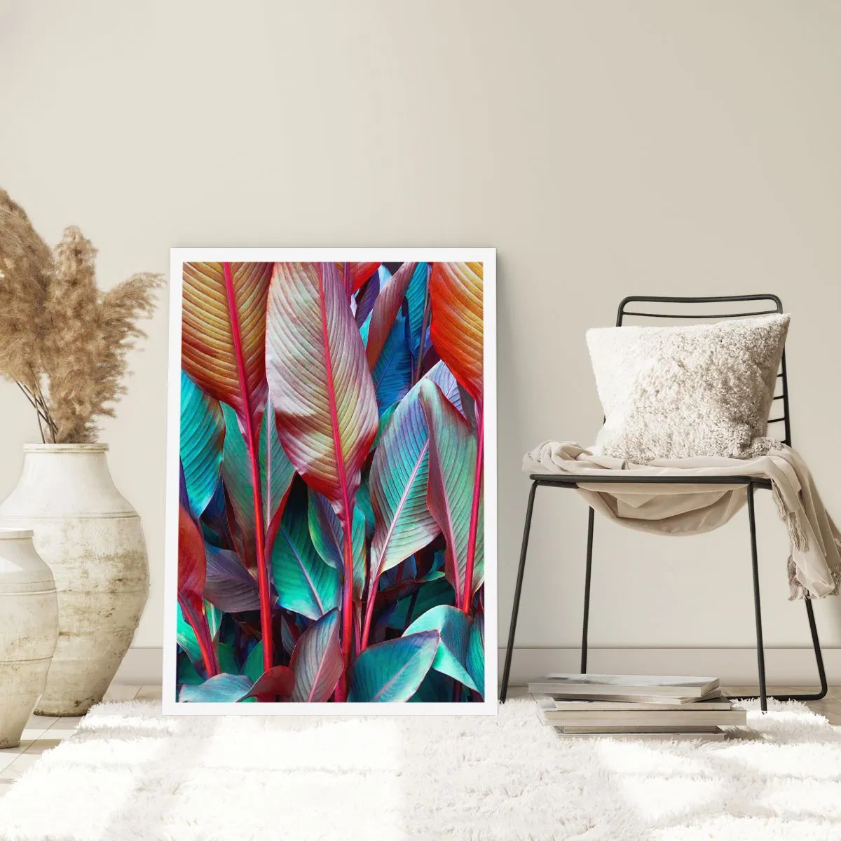 Póster - Un matorral de colores - 30x40 cm