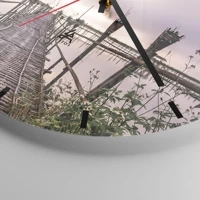 Esfera sin numeración, con rayas