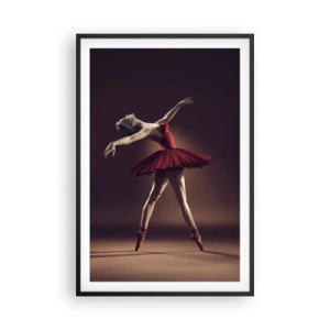 Póster en marco negro - Primera bailarina - 61x91 cm