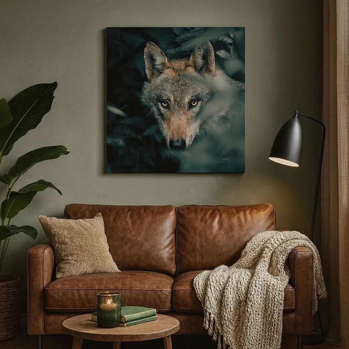 Cuadro sobre lienzo - Impresión de Imagen - Cazador - 30x30 cm