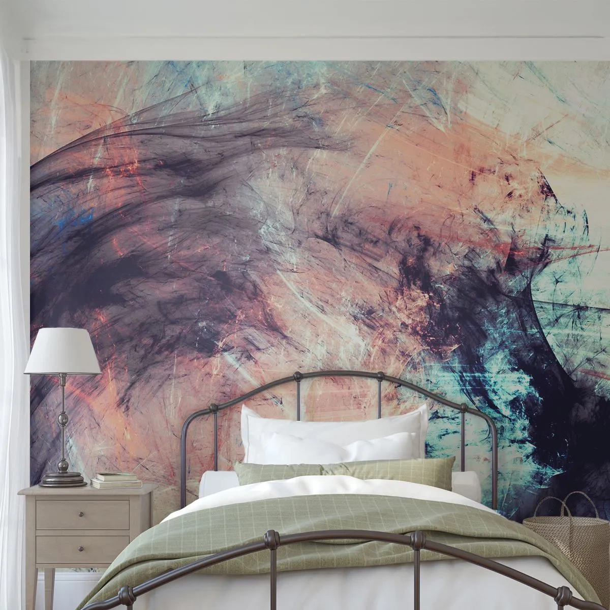 Fotomural Premium Canvas - Siente el viento - Abstracción, Pedazo, Patrón moderno - 200x140 cm