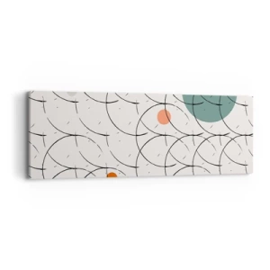 Cuadro sobre lienzo - Impresión de Imagen - Con espíritu pop-art - 90x30 cm