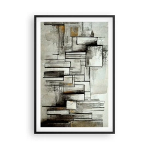 Póster en marco negro - El poder de la sencillez - 61x91 cm