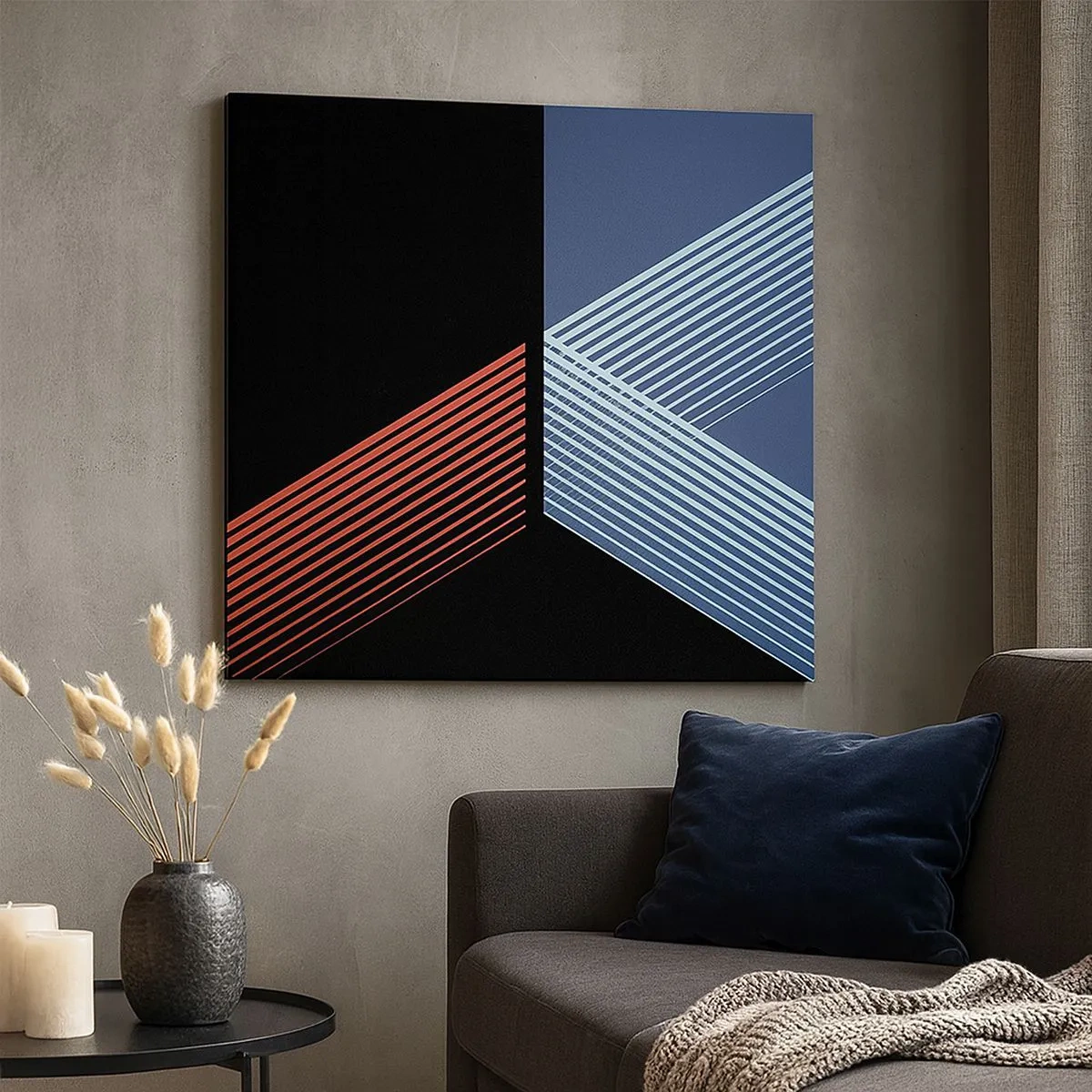 Cuadro sobre lienzo - Impresión de Imagen - La rectitud - 30x30 cm