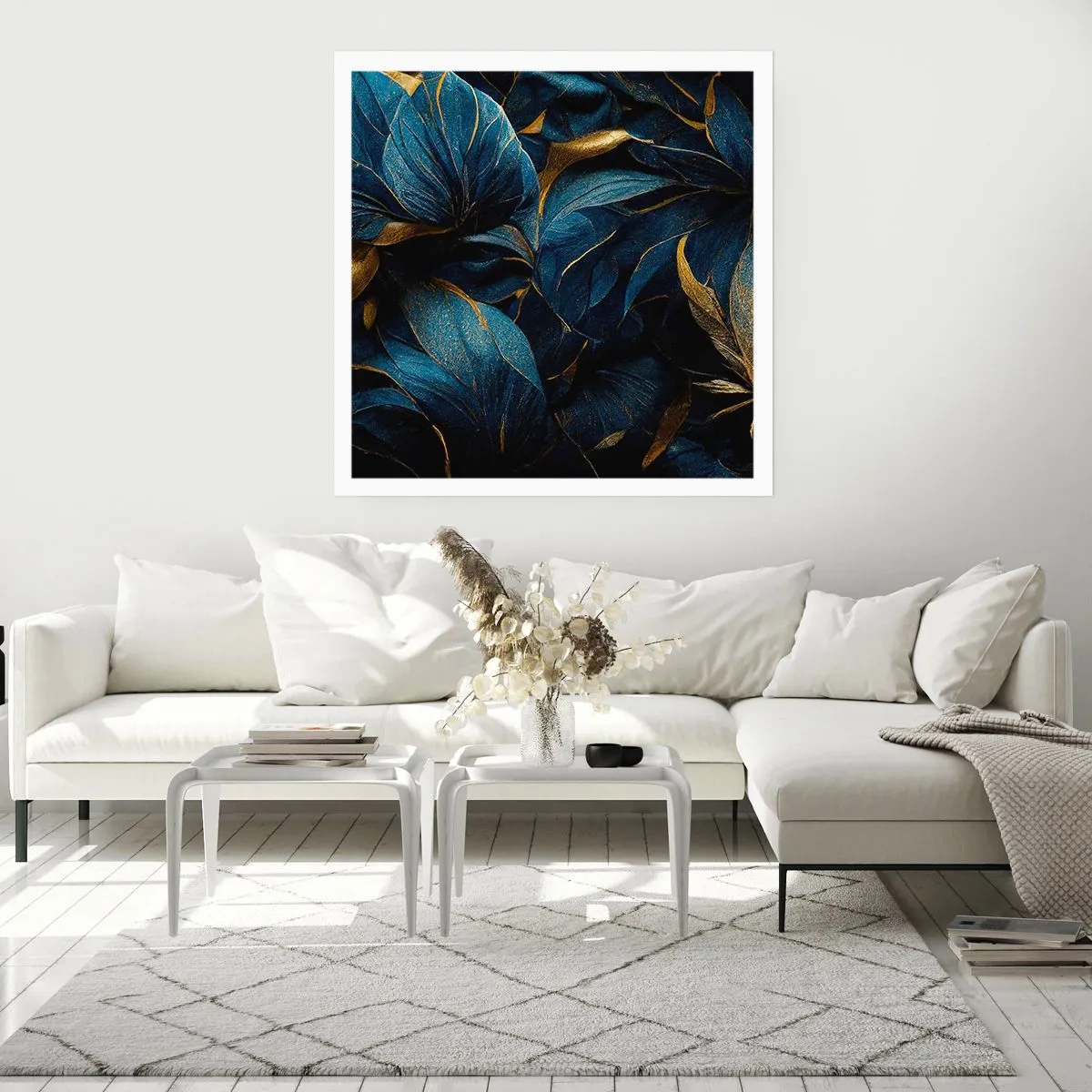 Póster - Forradas de oro - 40x40 cm