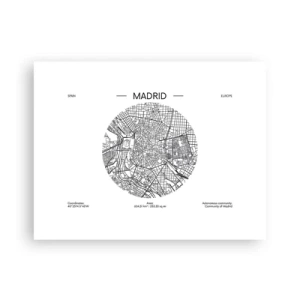 Póster - Anatomía de Madrid - 40x30 cm