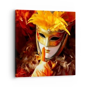 Cuadro sobre lienzo - Impresión de Imagen - El misterio es parte del juego - 30x30 cm