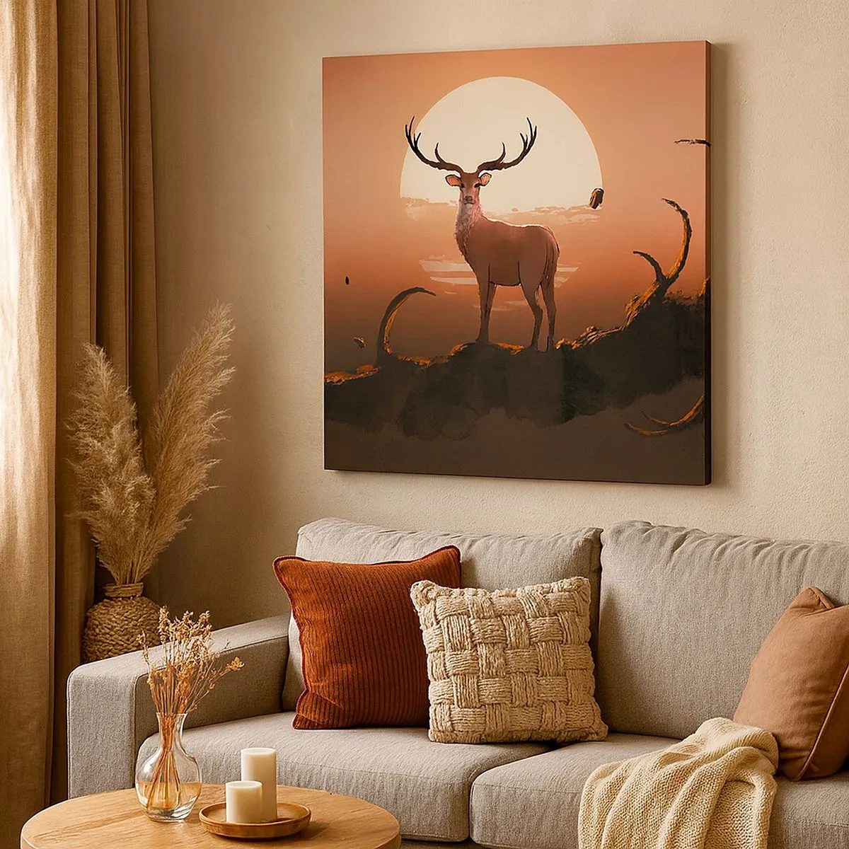 Cuadro sobre lienzo - Impresión de Imagen - Esta noche es diferente a cualquier otra - 30x30 cm