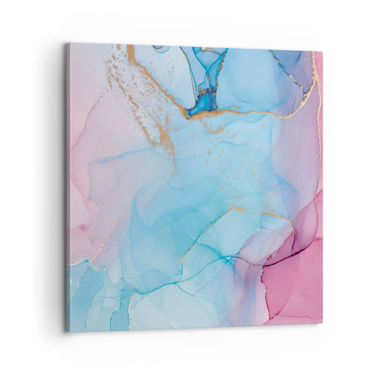 Cuadro sobre lienzo - Impresión de Imagen - Reuniones y encuentros de colores - 60x60 cm