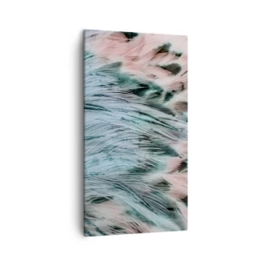 Cuadro sobre lienzo - Impresión de Imagen - Suavidad rosa zafiro - 45x80 cm