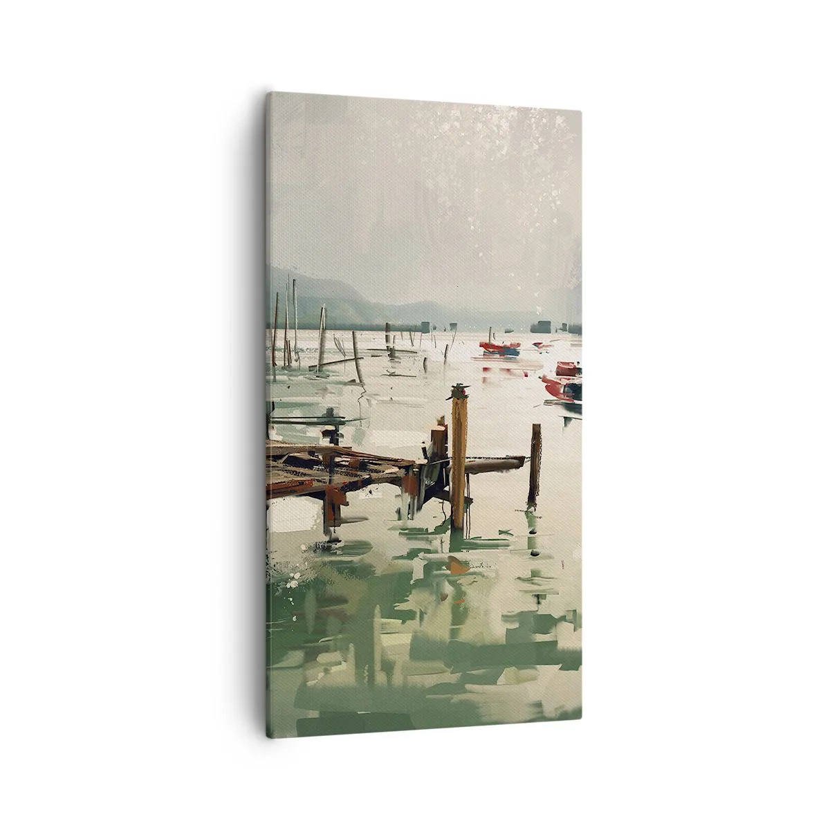 Cuadro sobre lienzo - Impresión de Imagen - Empapado en la luna fundida - 55x100 cm