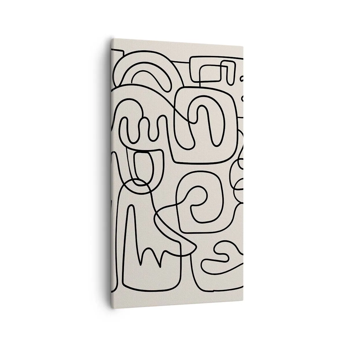 Cuadro sobre lienzo - Impresión de Imagen - El camino correcto - 55x100 cm