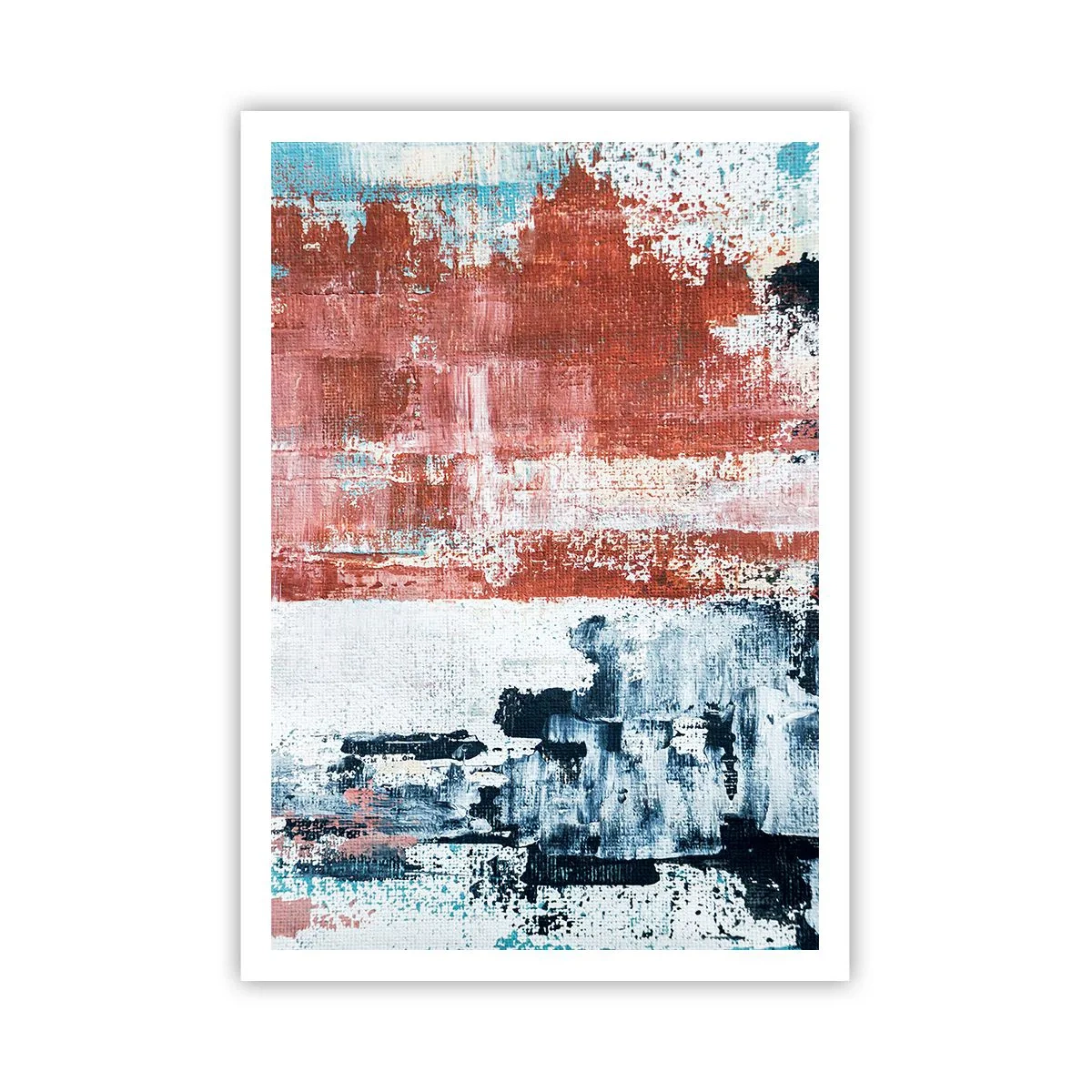 Póster - Mitad abstracción, mitad abstracción - 70x100 cm