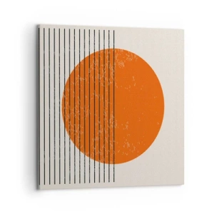 Cuadro sobre lienzo - Impresión de Imagen - Siempre el sol - 50x50 cm
