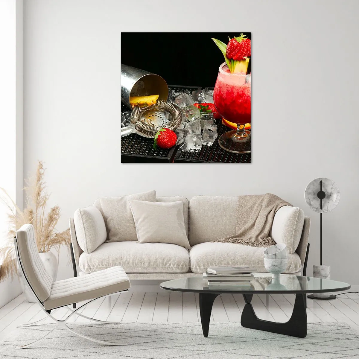 Cuadro sobre vidrio - Impresiones sobre Vidrio - Conjurar el sabor - 70x70 cm