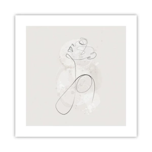 Póster - La espiral de la belleza - 40x40 cm