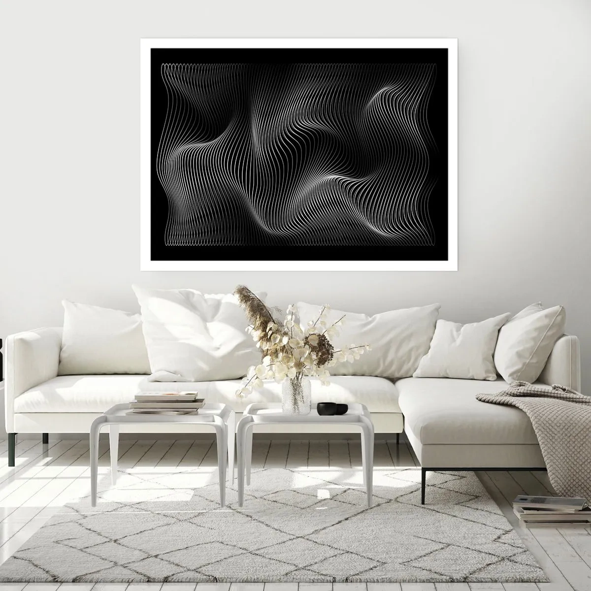 Póster - La danza de la luz en el espacio - 91x61 cm