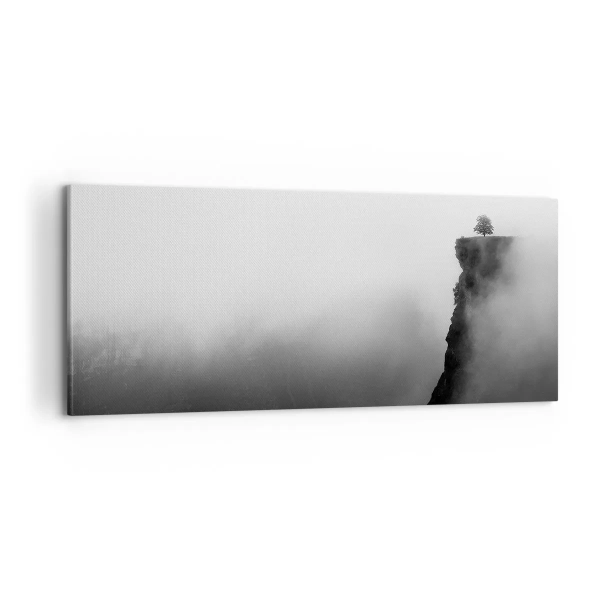 Cuadro sobre lienzo - Impresión de Imagen - En el límite del mundo - 100x40 cm