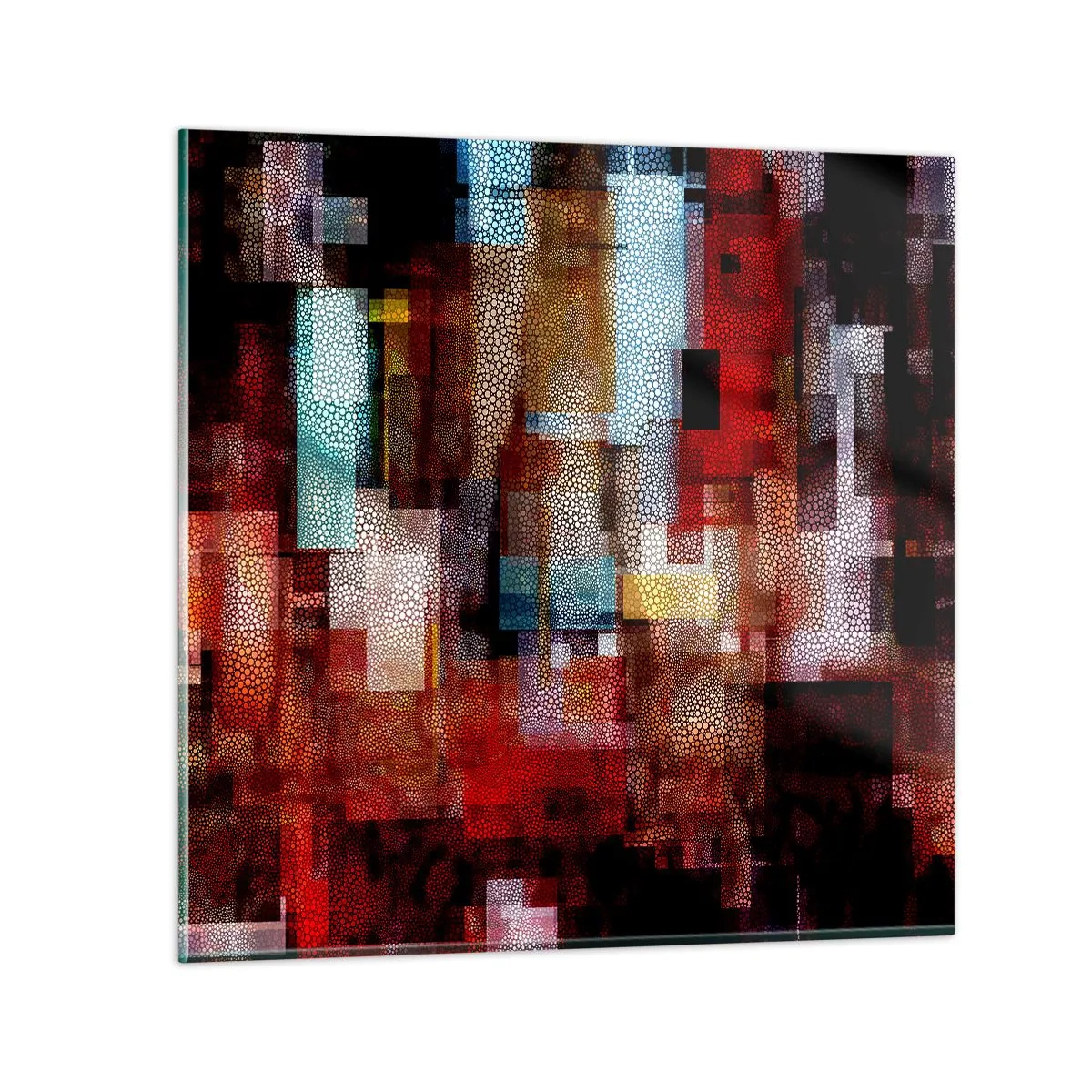 Cuadro sobre vidrio - Impresiones sobre Vidrio - Confusión y desconcierto - 30x30 cm