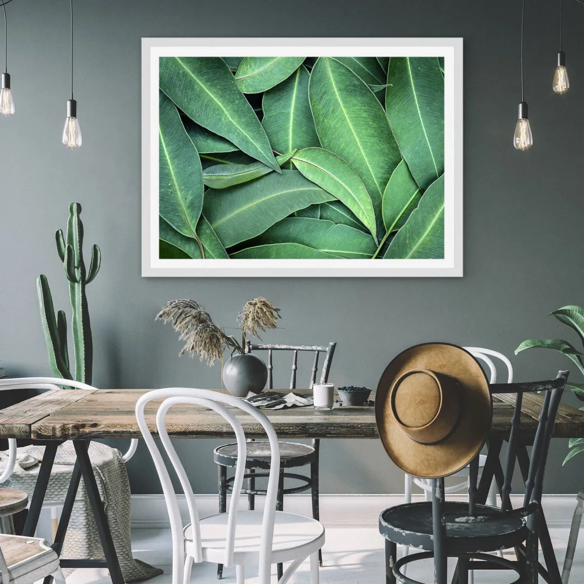 Póster en marco blanco - Jugosidad y frescura - 70x50 cm