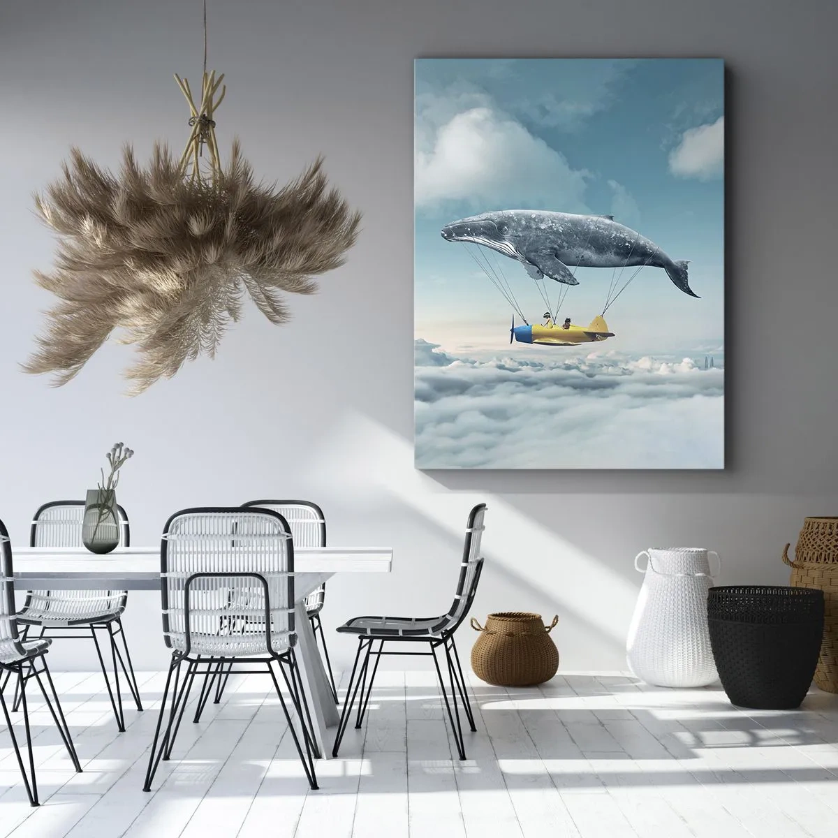 Cuadro sobre lienzo - Impresión de Imagen - ¿Por qué no? - 45x80 cm