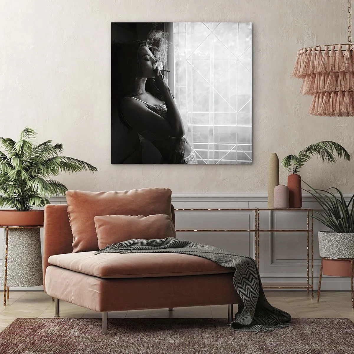 Cuadro sobre lienzo - Impresión de Imagen - Un momento sensual - 30x30 cm