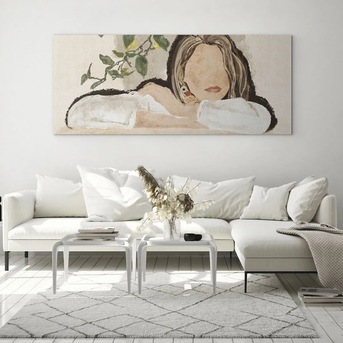 Cuadro sobre vidrio - Impresiones sobre Vidrio - La belleza del sur - 90x30 cm