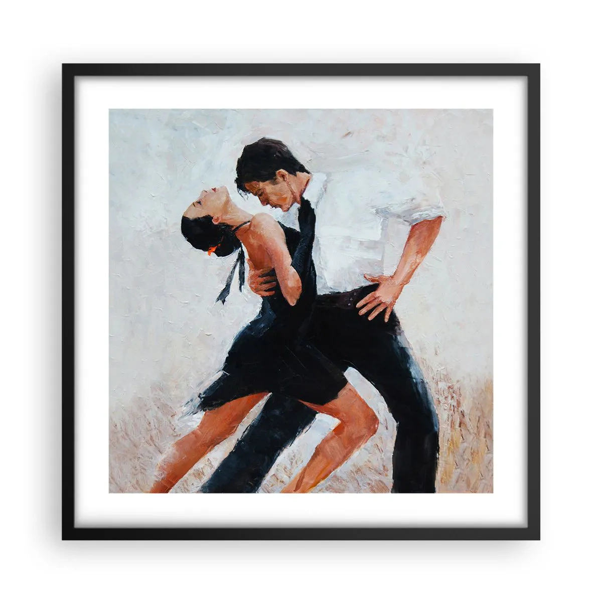 Póster en marco negro - El tango de mis sueños - 50x50 cm