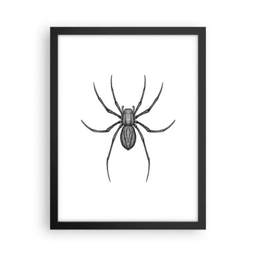 Póster en marco negro - Precisión inquietante - 30x40 cm