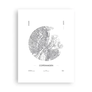 Póster - Anatomía de Copenhague - 30x40 cm