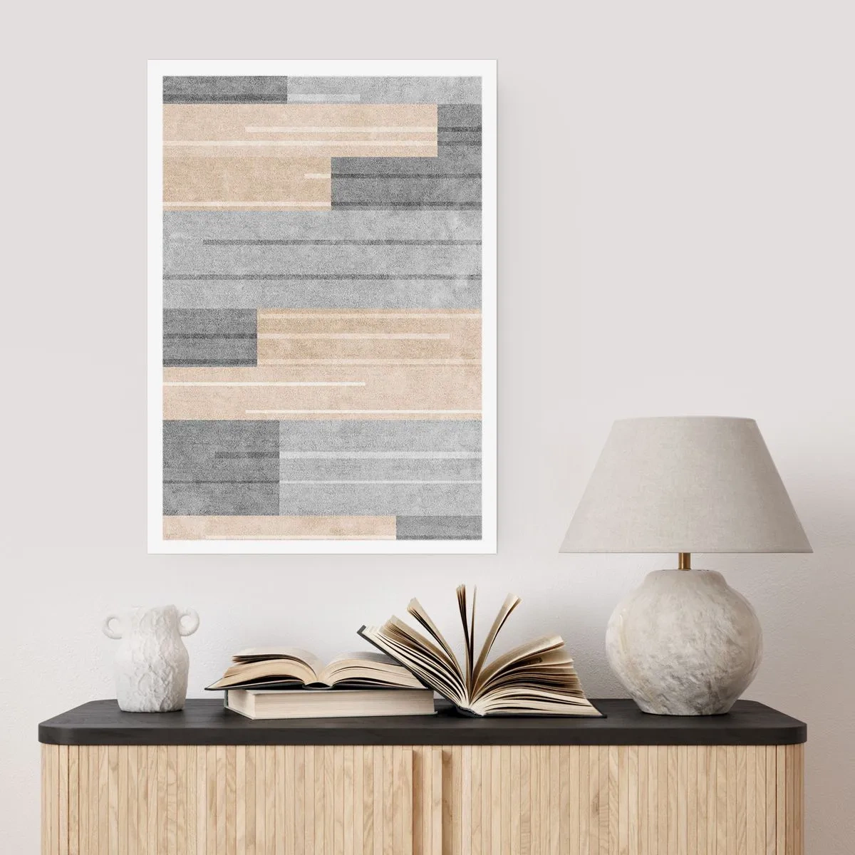 Póster - Composición: sostener la vertical - 61x91 cm