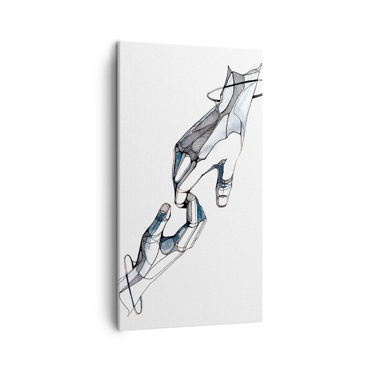 Cuadro sobre lienzo - Impresión de Imagen - Un buen gesto - 45x80 cm