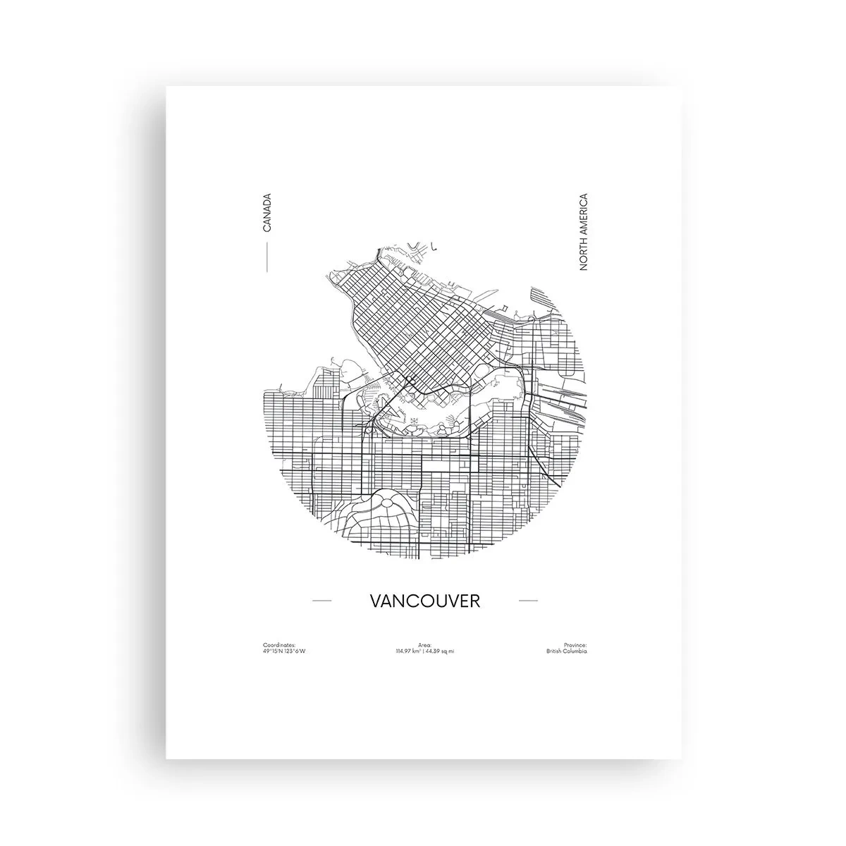 Póster - Anatomía de Vancouver - 30x40 cm