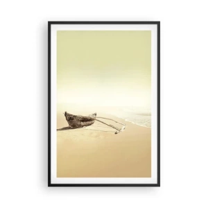 Póster en marco negro - Un recuerdo de los mares del sur - 61x91 cm